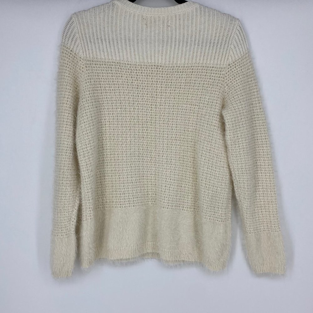 LOFT | L. Soft and Cozy Ivory Wool Blend Sweater_7